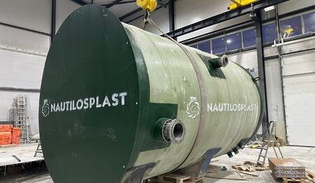 Отгрузка комплектной повысительной насосной станции Nautilos Plast